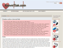 Tablet Screenshot of krevnitlak.com